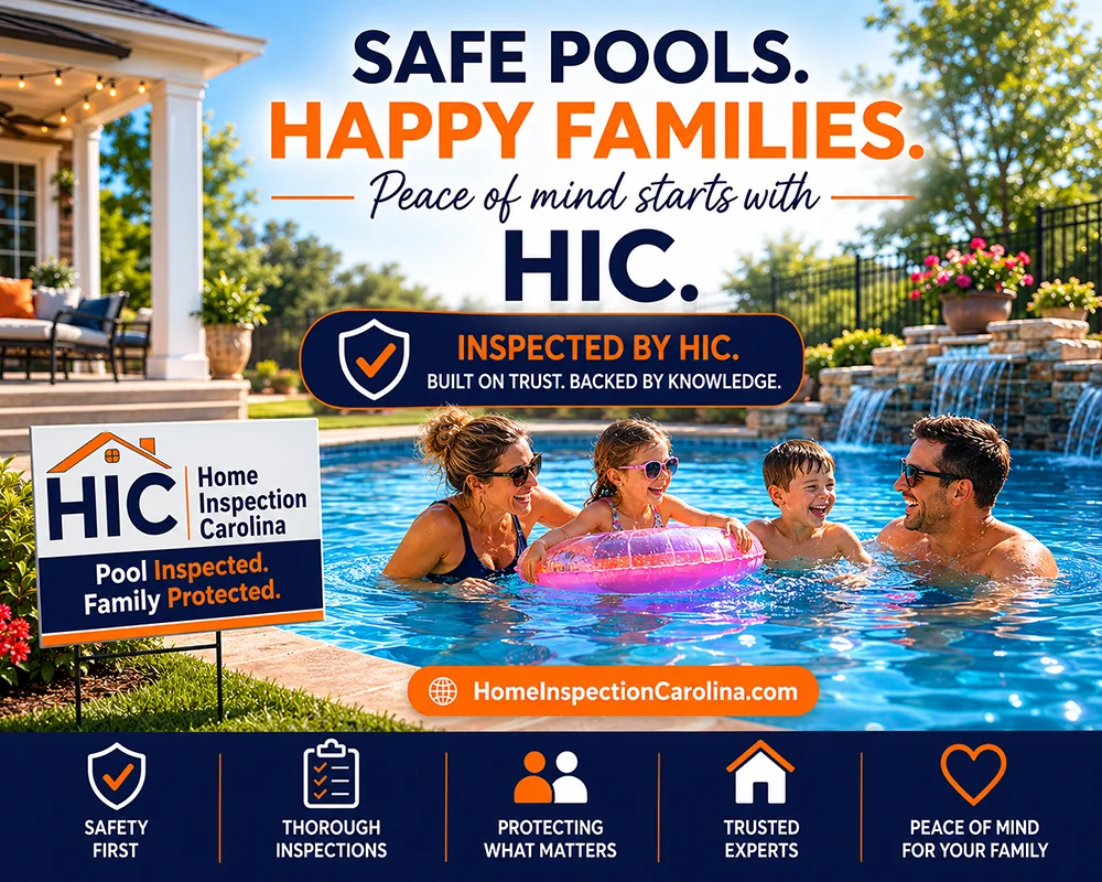 Protecting you in your Home Inspection Carolina Pool inspections